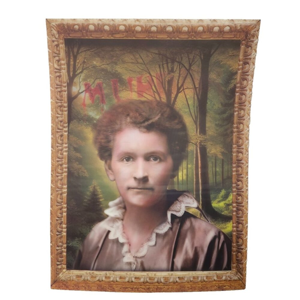 Scary Lenticular Halloween Murder Woman Portrait 16"x 12"
